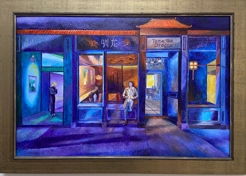 Tame the Dragon, Acrylic, 24 X 36